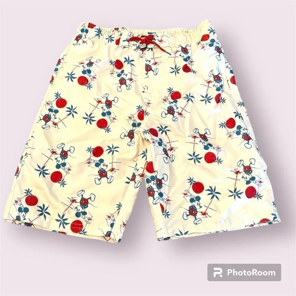JUNK FOOD Mickey Mouse Swim Trunks Youth